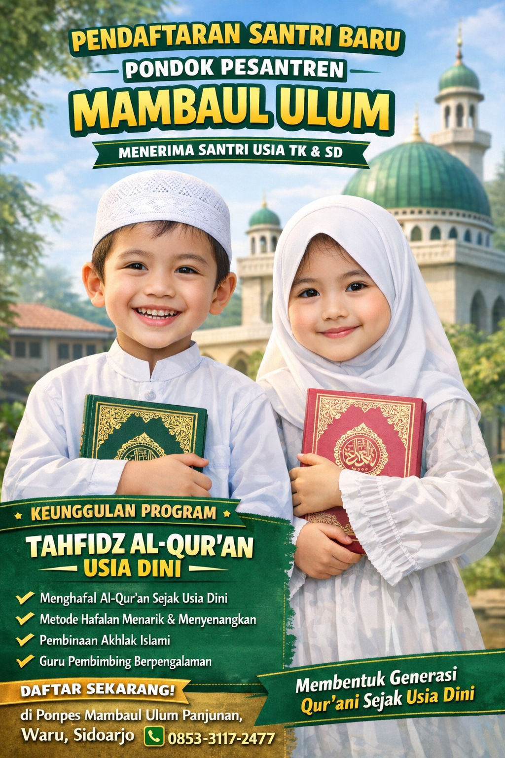 Pendaftaran Santri  Baru